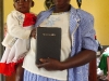 Happy to receive a Bible