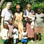 Geoff & Barbara with Grace an abandoned baby